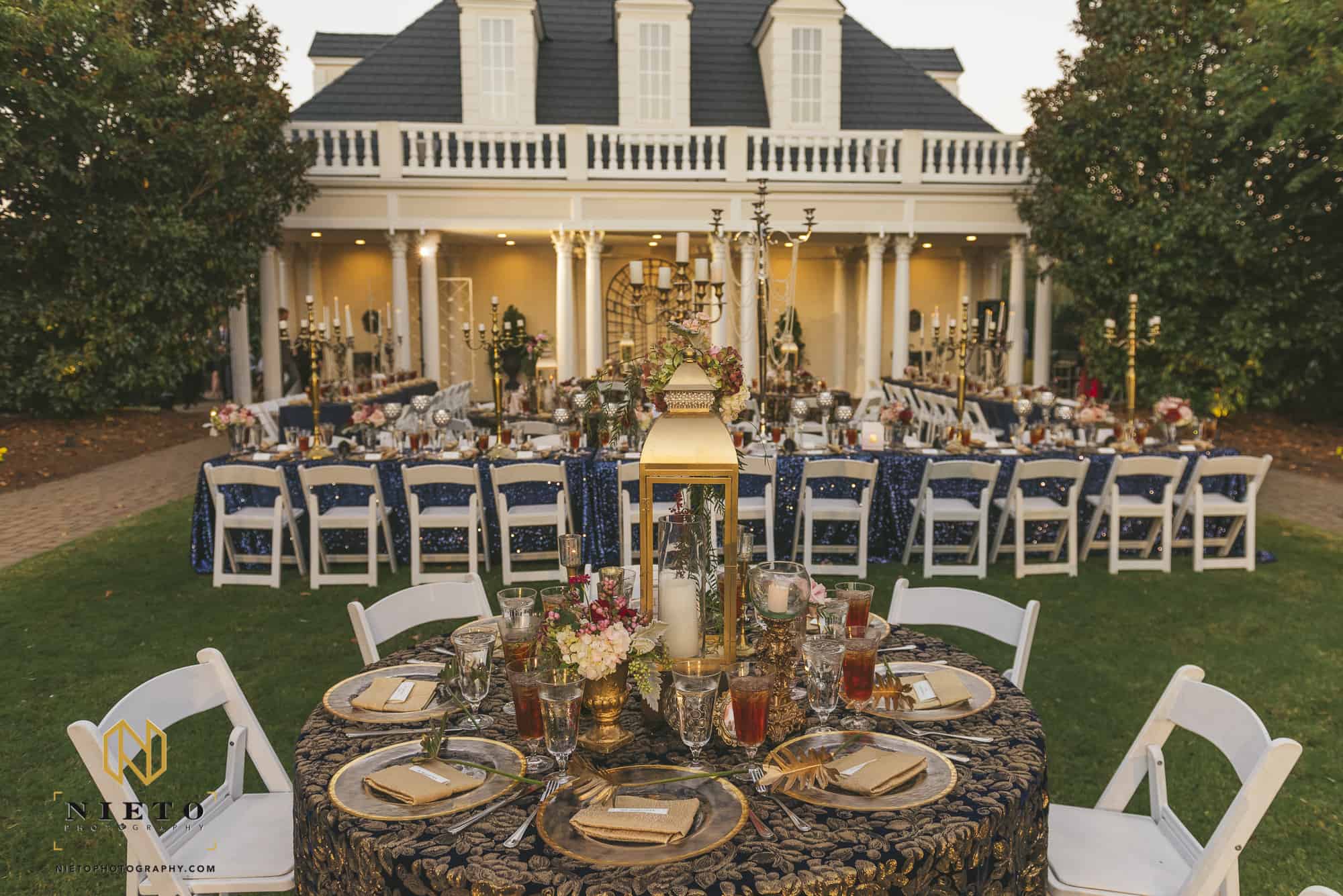 Raleigh Area Wedding Vendors Create Gatsby Garden Party Wedding