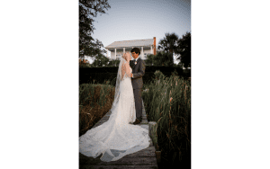A Seaside Weddings & Events in Emerald Isle, NC outdoor shot of a couple