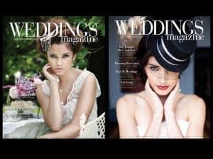 Cover Photo for Weddings Magazine Raleigh NC
