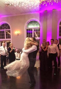 ISV couple dancing during reception