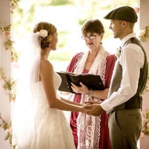 Reverend Kayelily Middleton unites this bride and groom