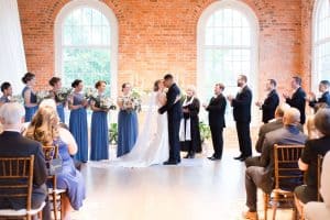 Wedding ceremony with Barbara Lodge North Carolina Wedding Minister