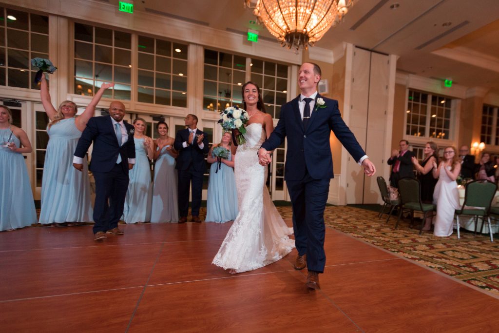 Wilmington couple, Courtney and Brandon's, fall wedding at River Landing Country Club in Wallace, NC.