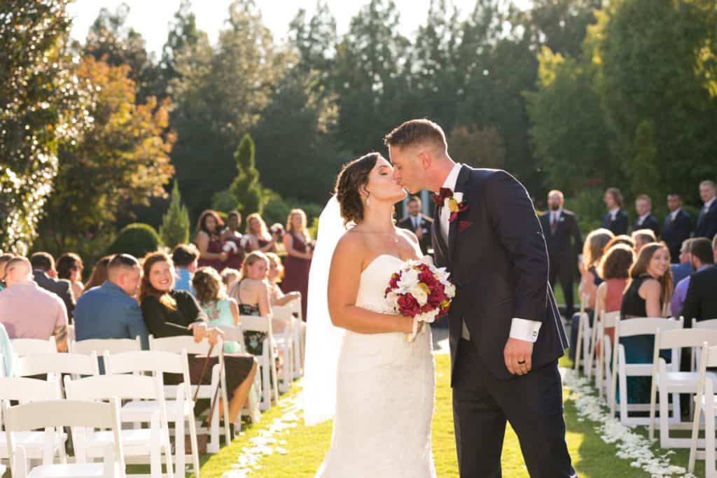 A simple chic garden wedding at The Hall and Gardens at Landmark