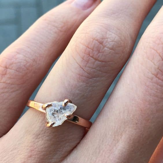 Raw Engagement Ring Style | Forever Bridal Wedding Productions