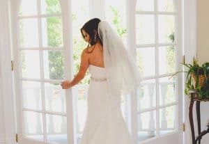 Bride in Wedding Gown by Nicole Danielle Photography