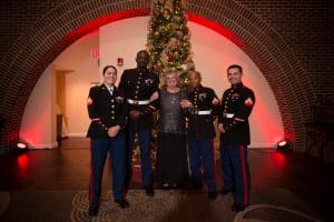 Toys For Toys Marines at The Forever Bridal Holiday Party