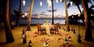 beach romance rose petals - cruise planners - vicki sells vacations - forever bridal wedding shows