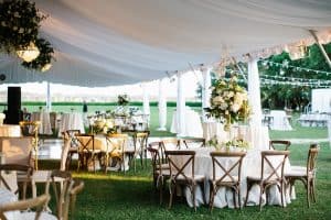 CE Rental Tent and Reception Set Up