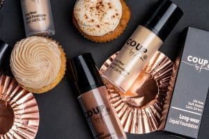Coup by Kai's gorgeous bronzing liquid and powder makeup