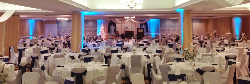 Doubletree Raleigh Brownstone University Hotel Presidential Ballrooms in Winter White