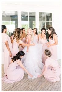 Lily Rose Events Bride with brides maids