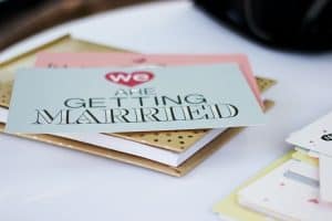 Forever & Company Blog Image we are getting married stationary