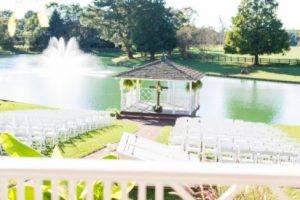 Rose Hill historic wedding venue gazebo by the lake for outdoor weddings