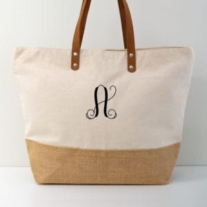 Forever and Company Wedding Show VIP bag Single initial Script Product