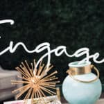 Engaged Sign from House of Rounds Wedding Pro at the Forever and Company Wedding Show